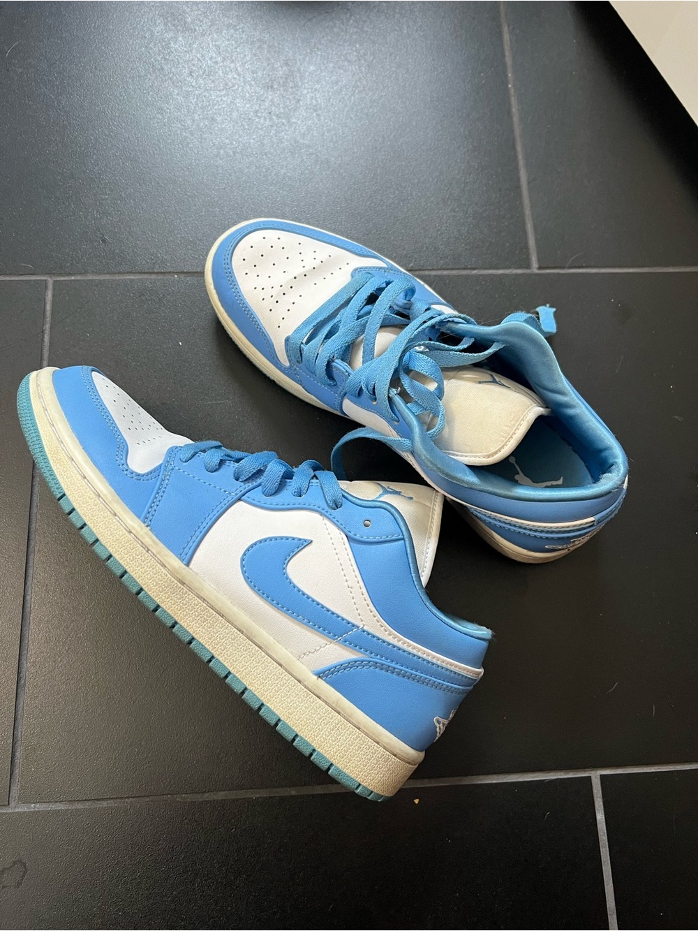 Nike Air Jordan 1 Low White & Light Blue